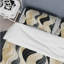 Ensemble de housse de couette à rayures blanches et noires Minimalist Elegance III-207883883