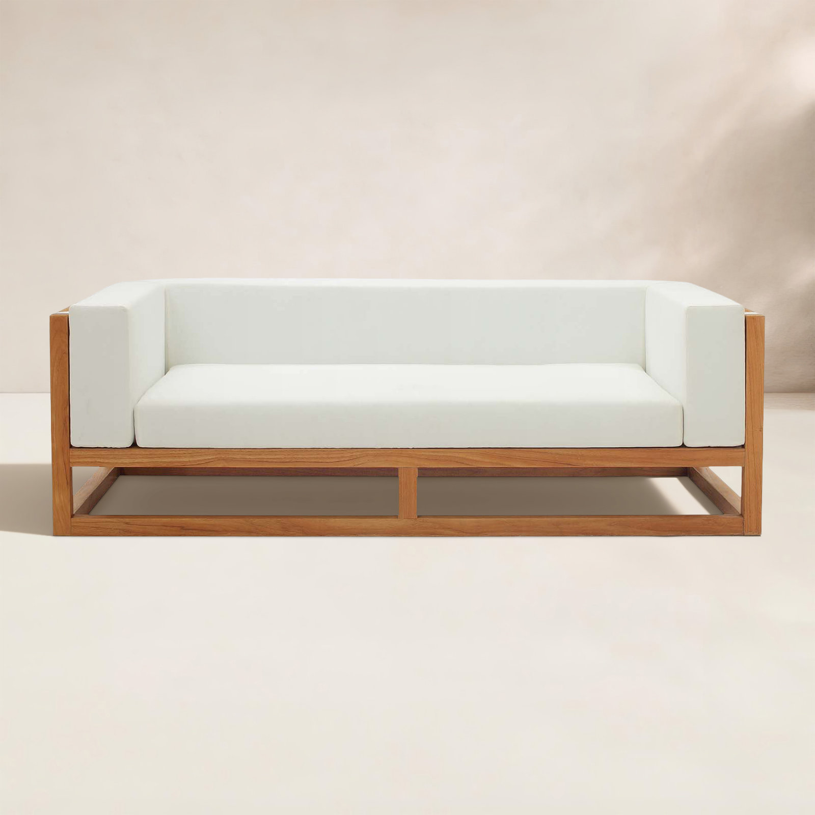 Newbury 72" Teak Patio Sofa