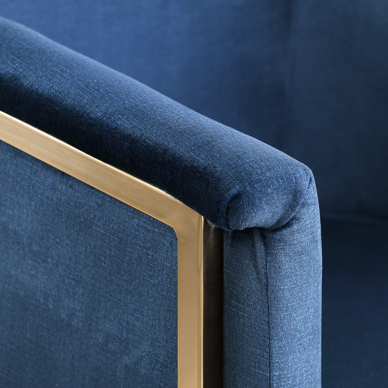 Fauteuil Izakeel, Velours marine