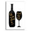  «Bad Wine» par Erin Clark, art mural en verre acrylique, 12 po x 16 po-476144200