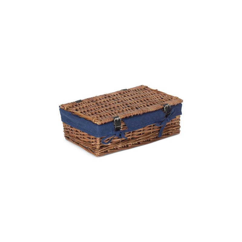 15" Packaging Hamper With Navy Blue Lining