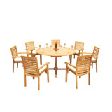Hari Outdoor Teak Dining Set