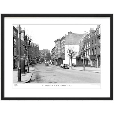Hampstead, High Street C1955 by Francis Frith - Single Picture Frame Print