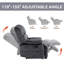 Grand fauteuil inclinable manuel en polyester-900899288