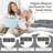 Crofford 110.2"W Modular LAF RAF Sectional, Sofa Couch, 3 Seater-265782433
