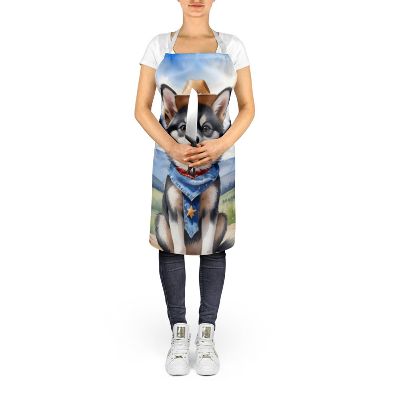 No Pattern Bib Apron