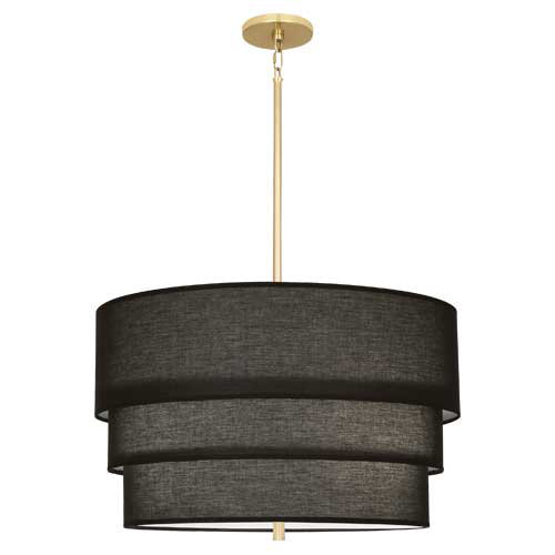 Decker 3 - Light Chandelier, Modern Brass