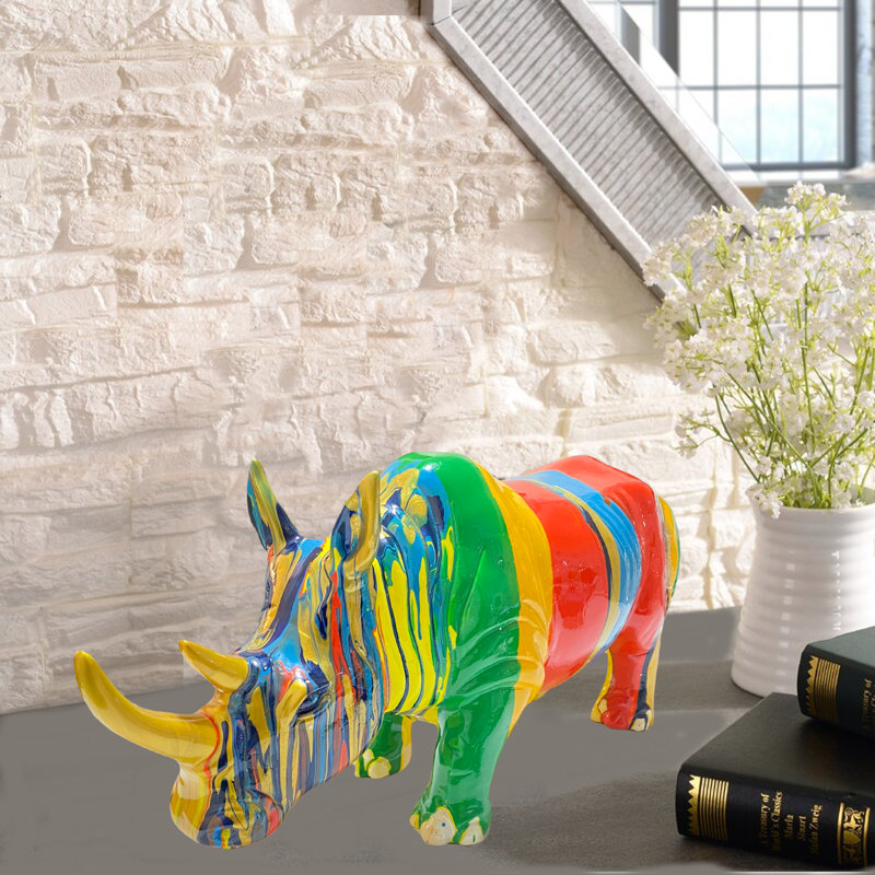 Figurine en résine Rhinocerus