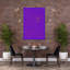 Purple Wave Ride Abstract Energetic Minimalist Beach Ocean Wall Art Print by Dominik Przerwa - Wrapped Canvas Print-135625392