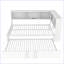 Lit de jour moderne en métal avec couchette, armoires de rangement et ports USB-2056866908