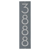 Floating Modern 3" Number Vertical Address Plaque (4 Digits)