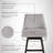 Wasser Solid Wood Upholstered Swivel Barstool With Fabric Seat-550048385-550048387-555857397
