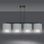 Eamie 4 - Light Kitchen Island Drum Pendant-729684532