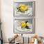 Citrons sur une plaque I - ensemble de 2 cadres photo-40431636-40431633