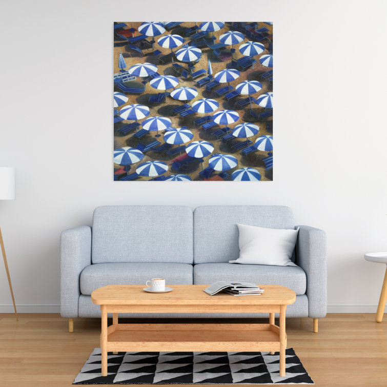 Begin Edition International Inc. Beach Umbrellas On Canvas Print | Wayfair