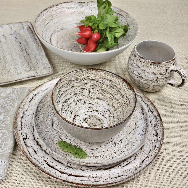 Truffle Stoneware Dinner Plate