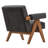 Lyra Fabric Armchair in Dark Gray Fabric-1927843125