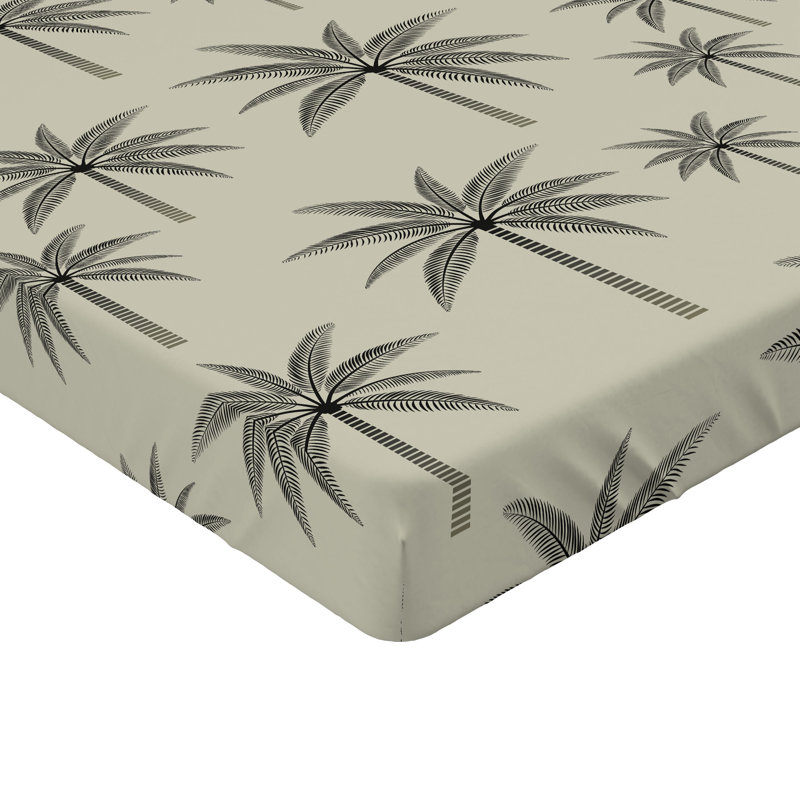 Ensemble de 2 draps-housse palmiers Ambesonne, California King Fitted Sheet