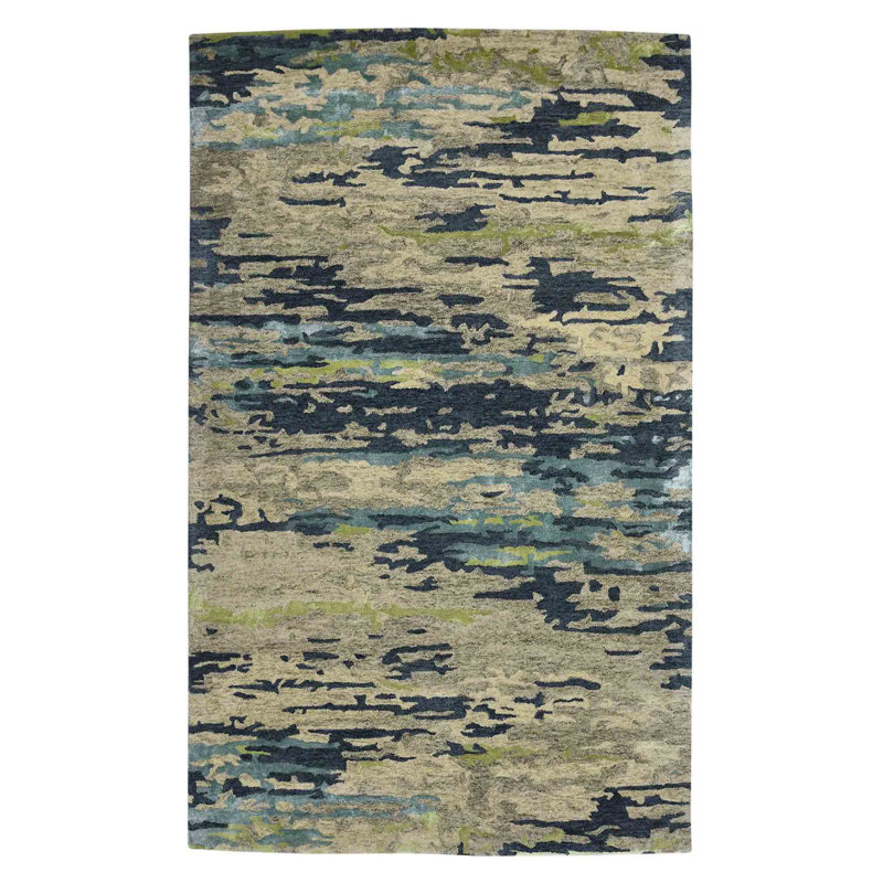 Tapis en laine et viscose Husman, Rectangle de 5 pi x 8 pi