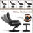 Bernalee Faux Leather Swivel Recliner-1090844156