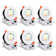 3 Inch LED Gimbal Recessed Light with J-Box, 5CCT 10-100% Dimmable, 35W Eqv.