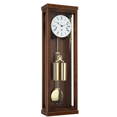 Laredo Wood Pendulum Wall Clock