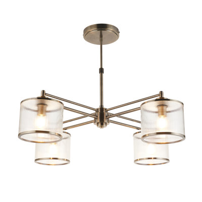 Anesty 4 - Light Shaded Chandelier