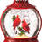 8.5" LED Cardinal Lantern Water Globe
