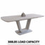Ensemble de table de salle à manger extensible en MDF avec chaises en polyuréthane, conception en U moderne pour la cuisine et le salon