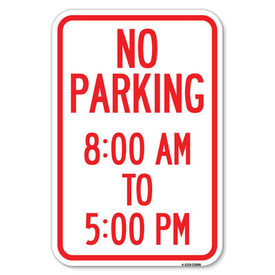 No Parking 8-00 Am To 5-00 Pm/23600