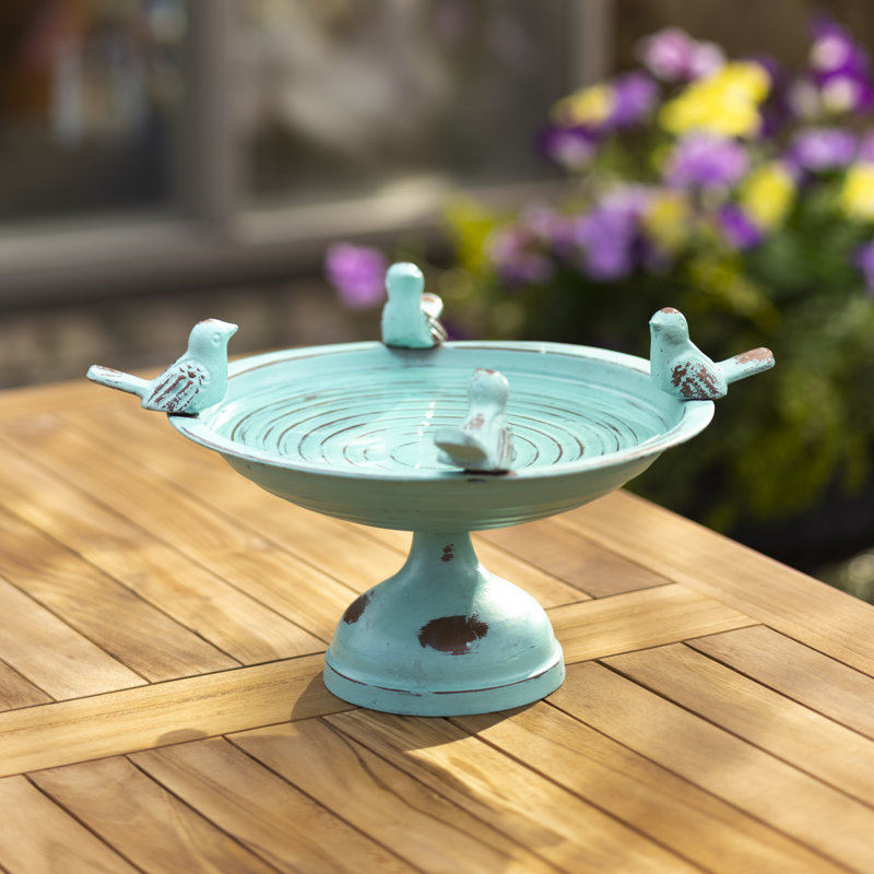 Kahila Metal Single Tier Birdbath