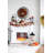 Wood Lanterns with Tin Roof - Set of 2