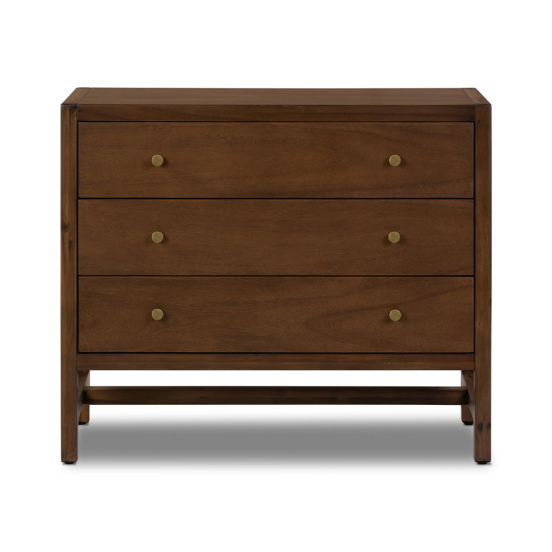 Sullivan 3 - Drawer Nightstand, Saddle Tan