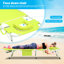 31 fauteuils de bronzage, 5 positions réglables, salon extérieur spacieux, plage, terrasse, méridienne pliante avec coussin latéral et coussin, patio, piscine, pelouse, facile à monter-121046302