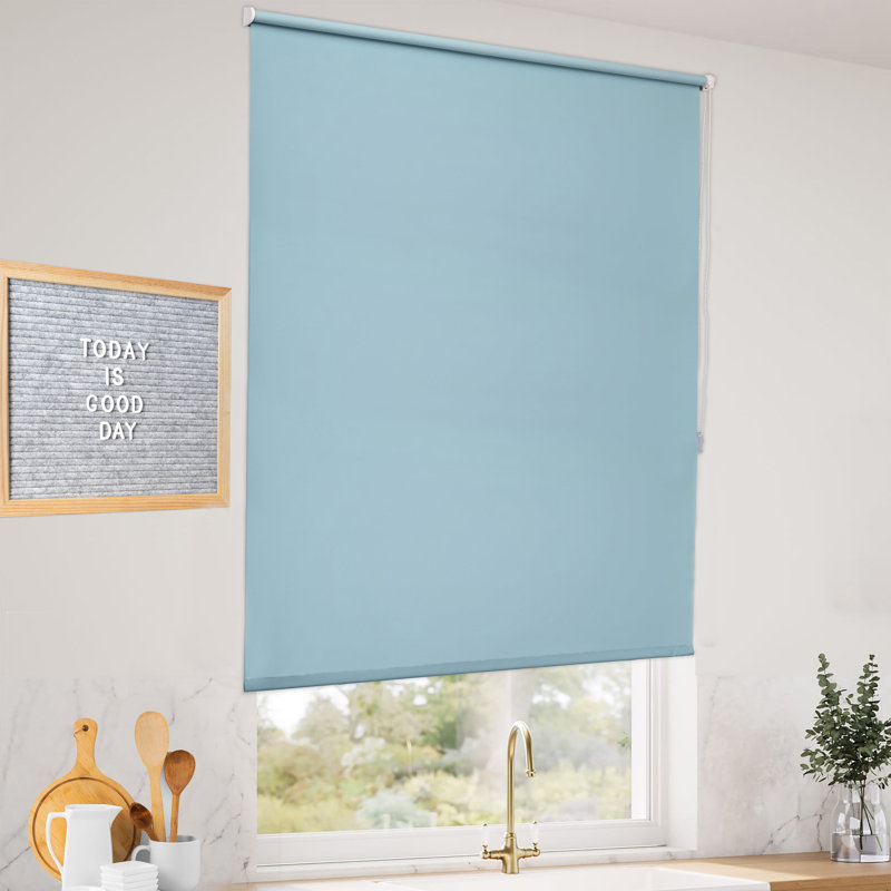 Roller Blind, Blue, 60cm W x 160cm L