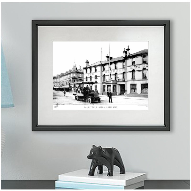 Paignton, Gerston Hotel 1907 by Francis Frith - Single Picture Frame Print, 40cm H x 50cm W x 2.3cm D
