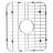 14.5" x 17.3" Kitchen Sink Grid