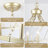 Yeraldine 24 - Light Lagre Dimmable Wagon Wheel Chandelier Farmhouse Round Vintage Candle Style Light for Living Room, Foyer, Entryway-1016390177-1066689261