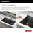 Delta Rivet™ 33" L Black Stainless Steel Undermount 16 Gauge Workstation Kitchen Sink Double Bowl