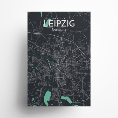 Art graphique de la carte de la ville