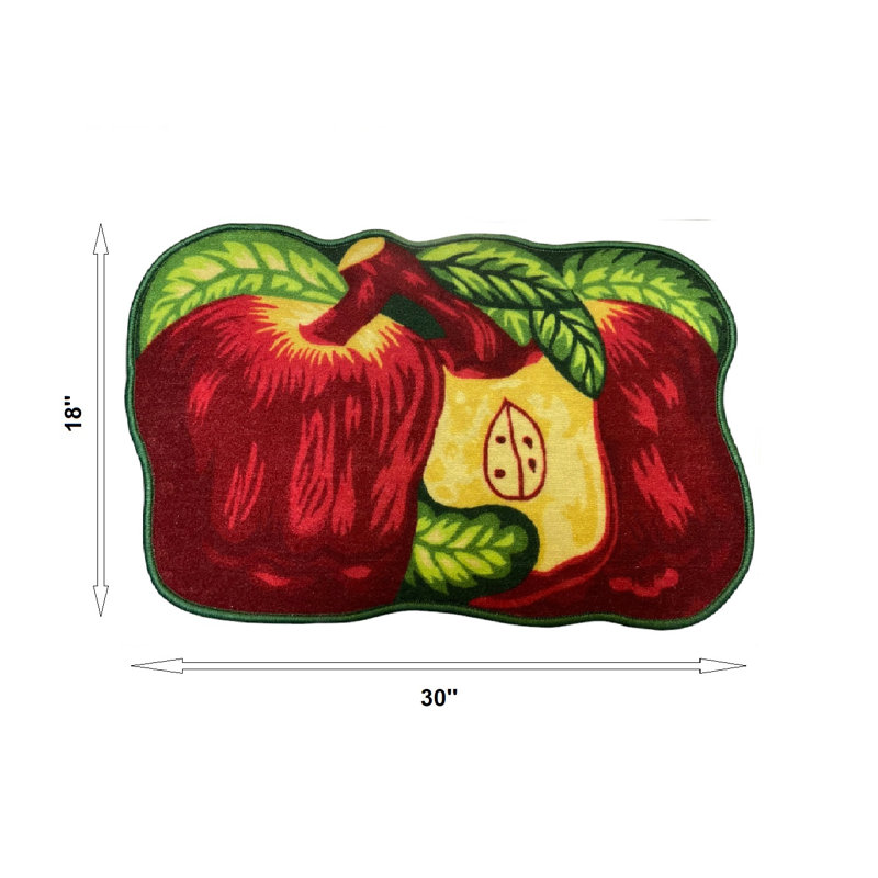 Callimont Floral Synthetic Non-Skid Kitchen Mat