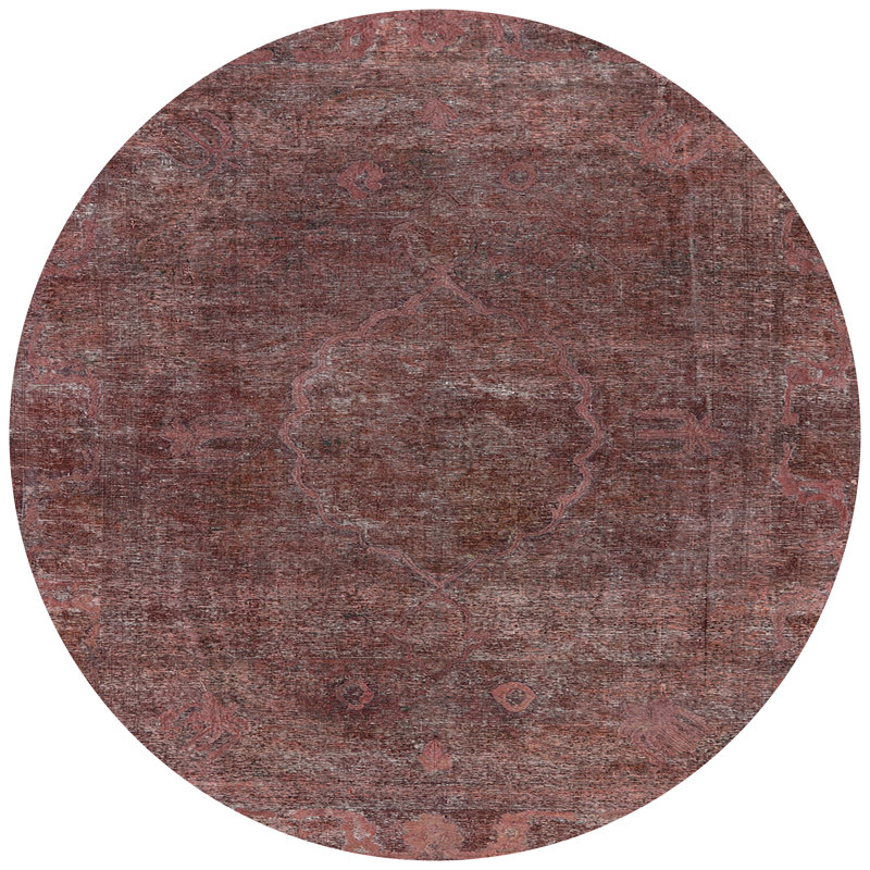 Felices Oriental Indoor Rug, Round 3'
