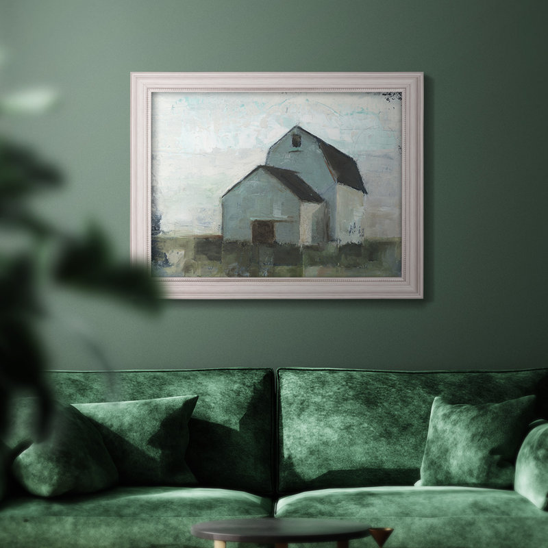 «Trimont Barn At Sunset I», peinture sur toile encadrée, H 21 po x l 25 po x P 2,5 po