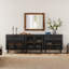 Buffet 94,5 "Mid-Century moderne avec tablettes réglables et 2 tiroirs-1644776537