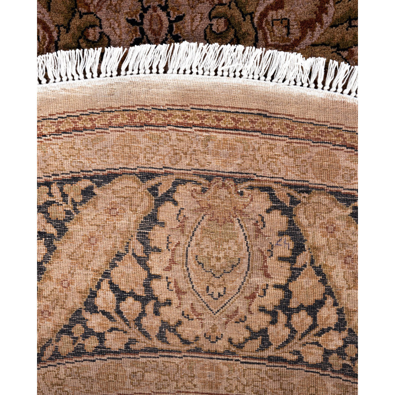 Overdyed One-of-a-Kind 7' 1" X 7' 1" Hand Knotted Area Rug