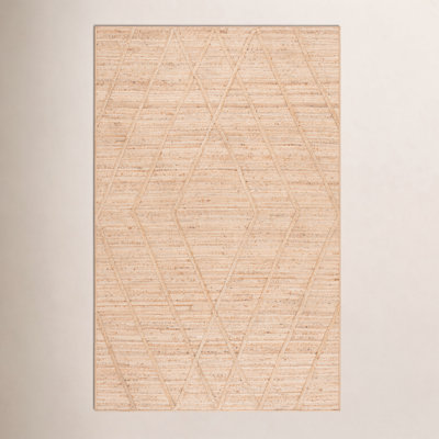 Flatweave Geometric Jute Rug