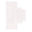Tapis pour salle de bain 17 x 24 po Blush, 100%, motif rayé, antidérapant, facile à nettoyer, avec envers antidérapant, lavable à la machine-1681183926-1681183928