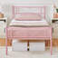 Metal Bed Frame with Headboard/Under-Bed Storage-872603585-854416942