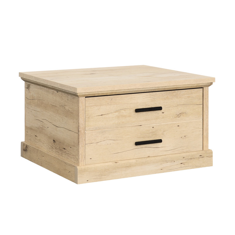 Table basse en brun avec tiroir de rangement spacieux et tablette ouverte pour les articles de décoration, conception multifonctionnelle, structure, dimensions compactes, différentes pièces, construction, installation rapide