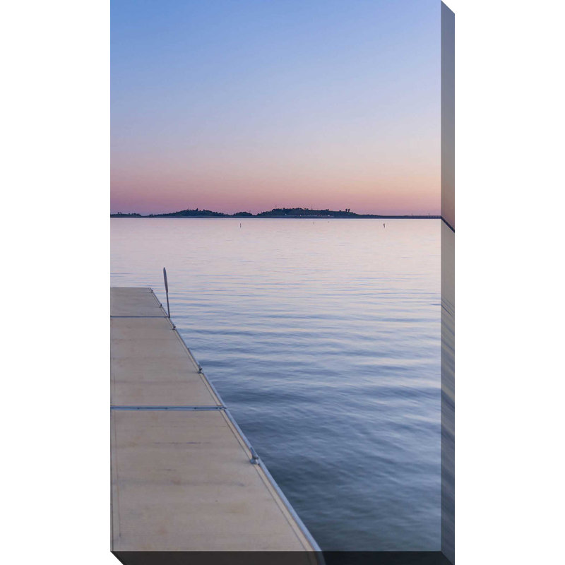 Doux coucher de soleil doux - reproduction de photo, H 30 po x l 18 po x P 1 po, Toile tendue